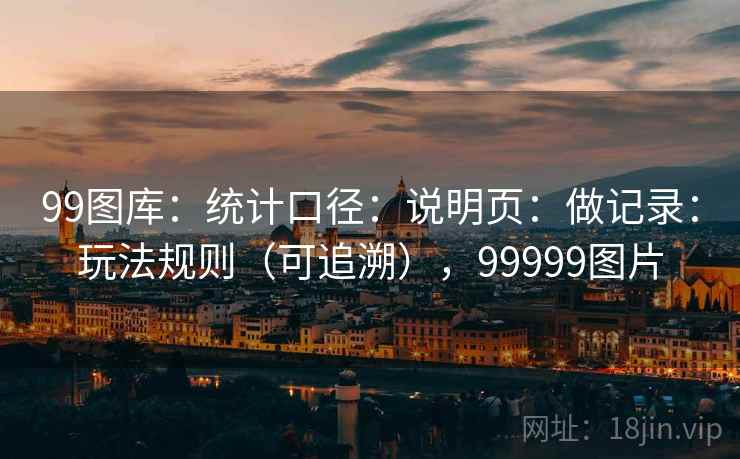 99图库：统计口径：说明页：做记录：玩法规则（可追溯），99999图片